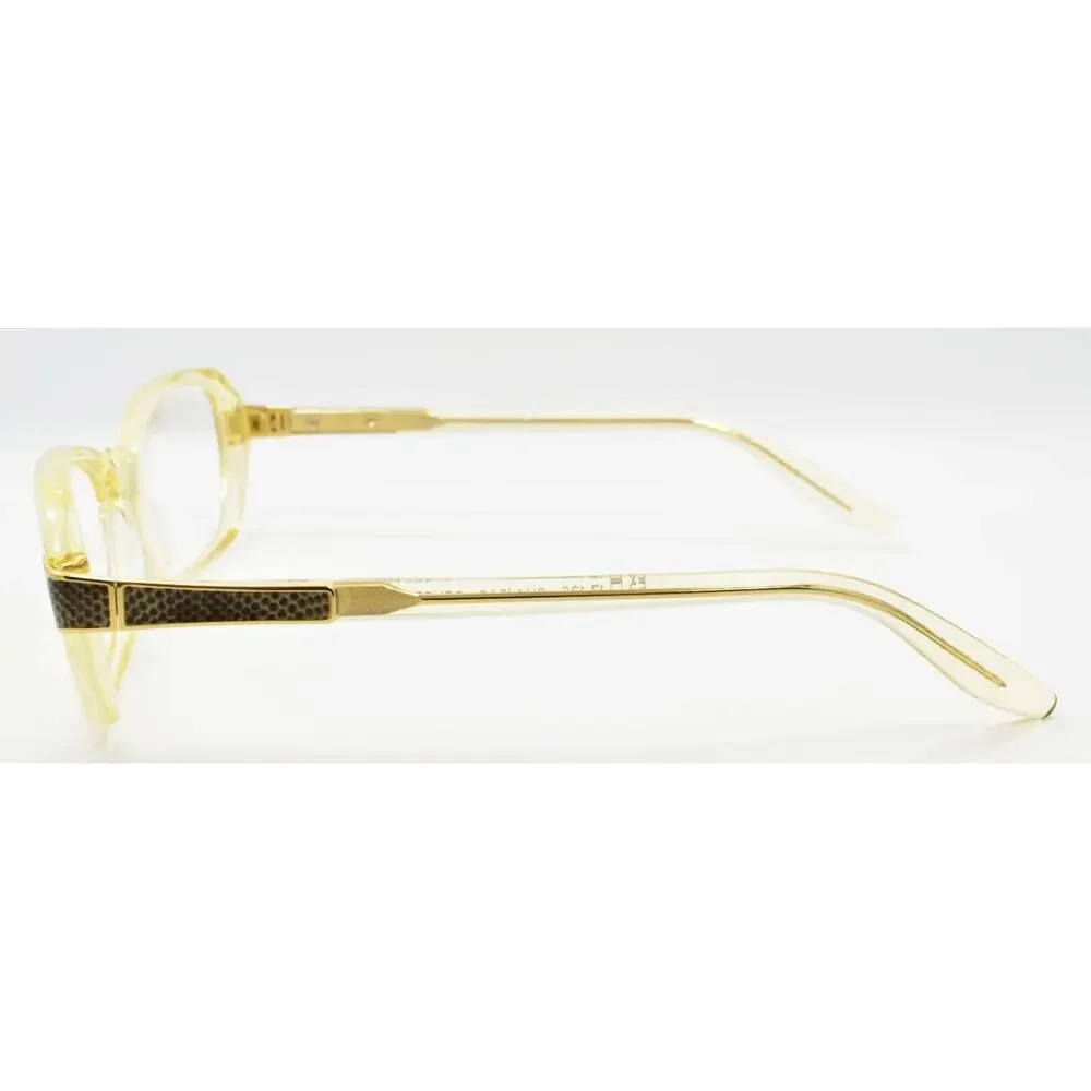 Barton Perreira Devereaux CHA/SAS Women's Eyeglasses Frames 53-17-135 Champagne - Picture 3 of 3